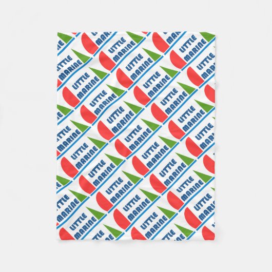 Little marine fleece deken (Voorkant)