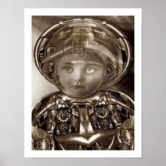 Little Marrie Cyborg Poster (Voorkant)