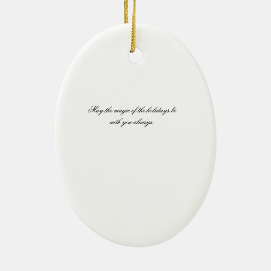 Little Match meisje kerst ornament (Achterkant)