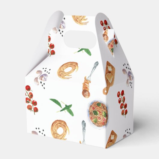 Little Meatball eerste verjaardag Bedankdoosjes (Achterkant)