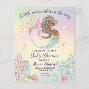 Little Mermaid African American Baby shower