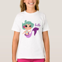 little mermaid camiseta chica