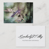 Little Mermaid Mini Print Visitekaartje (Voorkant / Achterkant)