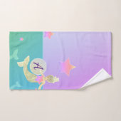 Little Mermaid Monogram Bad Handdoek (Handdoek)
