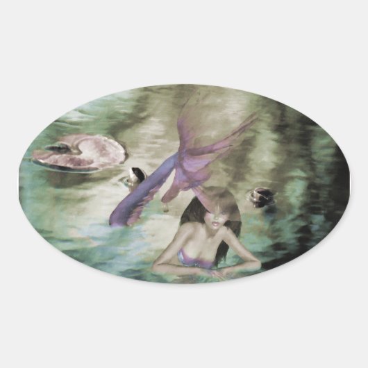 Little Mermaid Sticker (Voorkant)