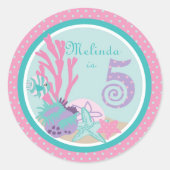 Little Mermaid Sticker 5 (Devant)