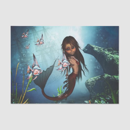 Little mermaid tissuepapier (Voorkant)