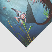 Little mermaid tissuepapier (Detail)