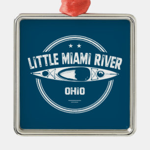 Little Miami River Ohio Kayaking Metalen Ornament