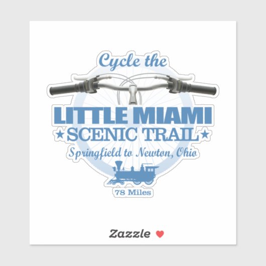 Little Miami Schilderachtig Trail (H2) Sticker (Vel)