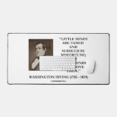 Little Minds Great Minds Rise Washington Irving Bureaumat (Keyboard & Muis)
