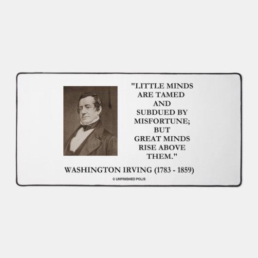 Little Minds Great Minds Rise Washington Irving Bureaumat (Voorkant)