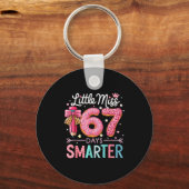 Little Miss 67 Days Smarter Donut Lover 67th Day O Sleutelhanger (Voorkant)
