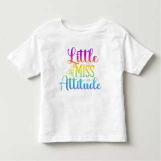 Little Miss Attitude Kinder T - shirts