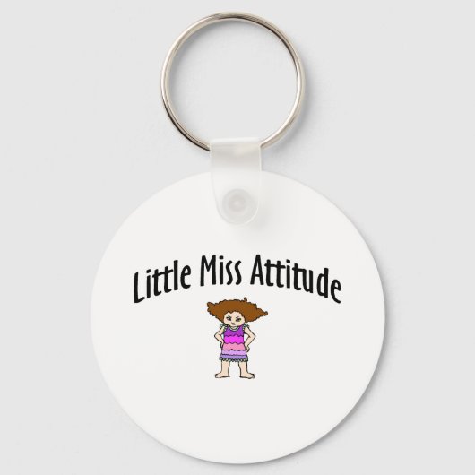 Little Miss Attitude Sleutelhanger (Voorkant)