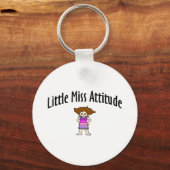 Little Miss Attitude Sleutelhanger (Voorkant)