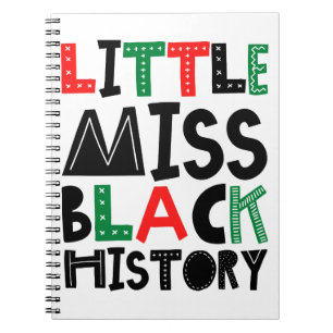 Little Miss Black Geschiedenis Maand Notitieboek