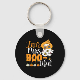 Little Miss Boo-tiful Schattige Boo Ghost Hallowee Sleutelhanger