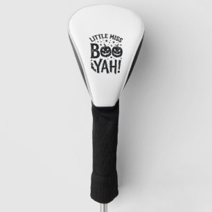 Little Miss Boo Yah Vintage Halloween T-shirt Ontw Golfheadcover