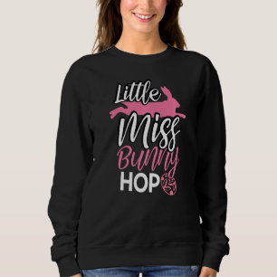 Little Miss Bunny Hop Easter Bunny Easter Hunt Trui