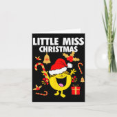 Little Miss Christmas Kaart (Voorkant)