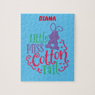 "LITTLE MISS COTTON TAIL" GEPUBLICEERD. LEGPUZZEL