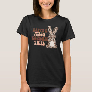 Little Miss Cottontail Leopard Cheetah Leuk Konijn T-shirt