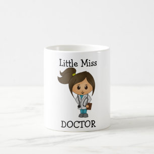 Little Miss Doctor - Cute Brunette Koffiemok