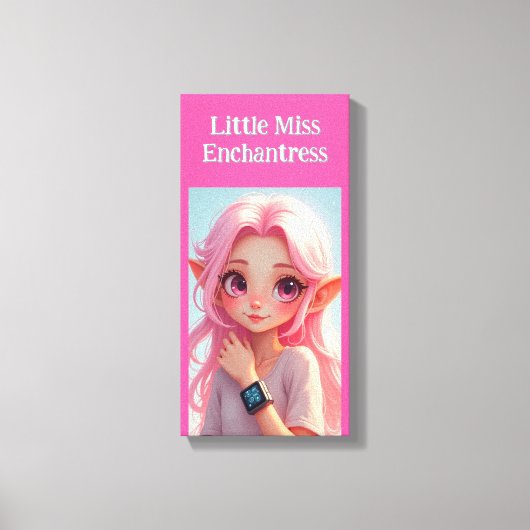 Little Miss Elf  Canvas Afdruk (Voorkant)