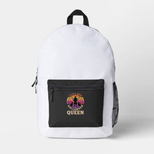 Little Miss Halloween Koningin Heks Kat Ontwerp_1 Bedrukte Rugzak