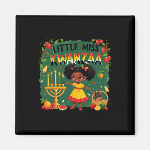 Little Miss Kwanzaa Outfits For Kids Black Girl To Magneet