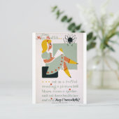 Little Miss Muffet Briefkaart (Staand voorkant)