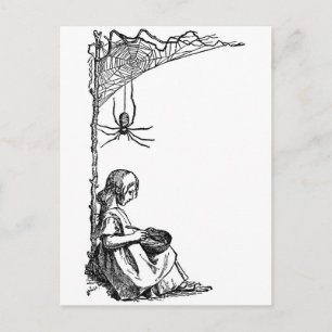 Little Miss Muffet Briefkaart