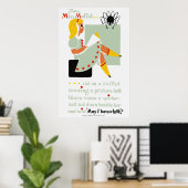 Little Miss Muffet Reading Poster (Thuiskantoor)