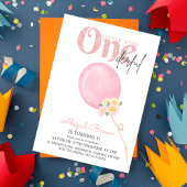 Little miss Onederful 1er anniversaire invitation