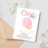 Little miss Onederful 1er anniversaire invitation