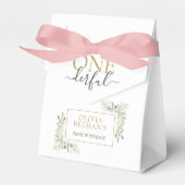 Little Miss ONEderful Eerste Verjaardag Elegant Fa Bedankdoosjes (Voorkant Zijde)