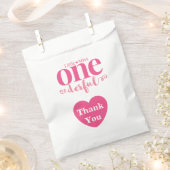 Little Miss Onederful Goodie Bags Bedankzakje (Geknipt)