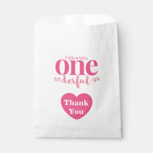 Little Miss Onederful Goodie Bags Bedankzakje