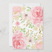 Little Miss ONEderful Invitation d'anniversaire (Dos)