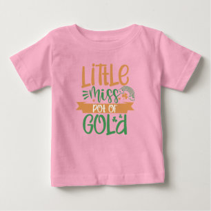 Little Miss Pot Of Gold St Patrick T-Shirt pour en