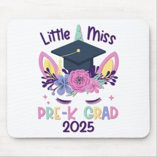 Little Miss Pre-k Afstudeerder Prek Afstuderen 2 Muismat