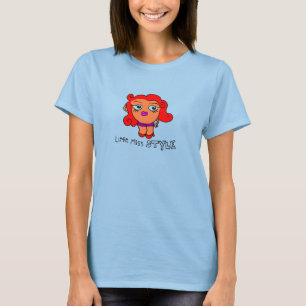 LITTLE MISS STYLE (Roodharige) Burn-out T-shirt