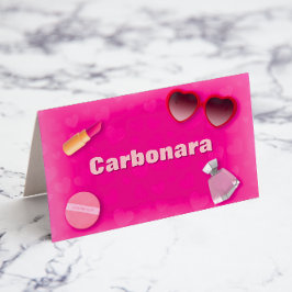 Little Miss Threenager - Eetlabel Kaart