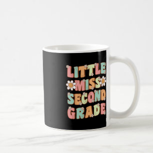 Little Miss tweede klas schattig groovy eerste dag Koffiemok