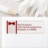 Little Mister Bowtie retouradres Etiket (Insitu)