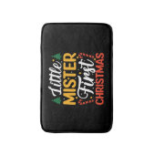 Little Mister First Kerstmis - Funny Kerstmis Badmat (Voorkant Verticaal)