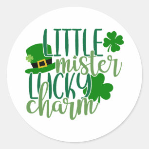 Little Mister Lucky Charm 🍀✨ Ronde Sticker