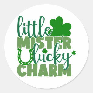 Little Mister Lucky Charm 🍀✨ Ronde Sticker