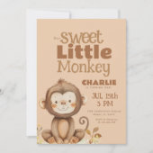 Little Monkey Boys Verjaardag Kaart (Voorkant)